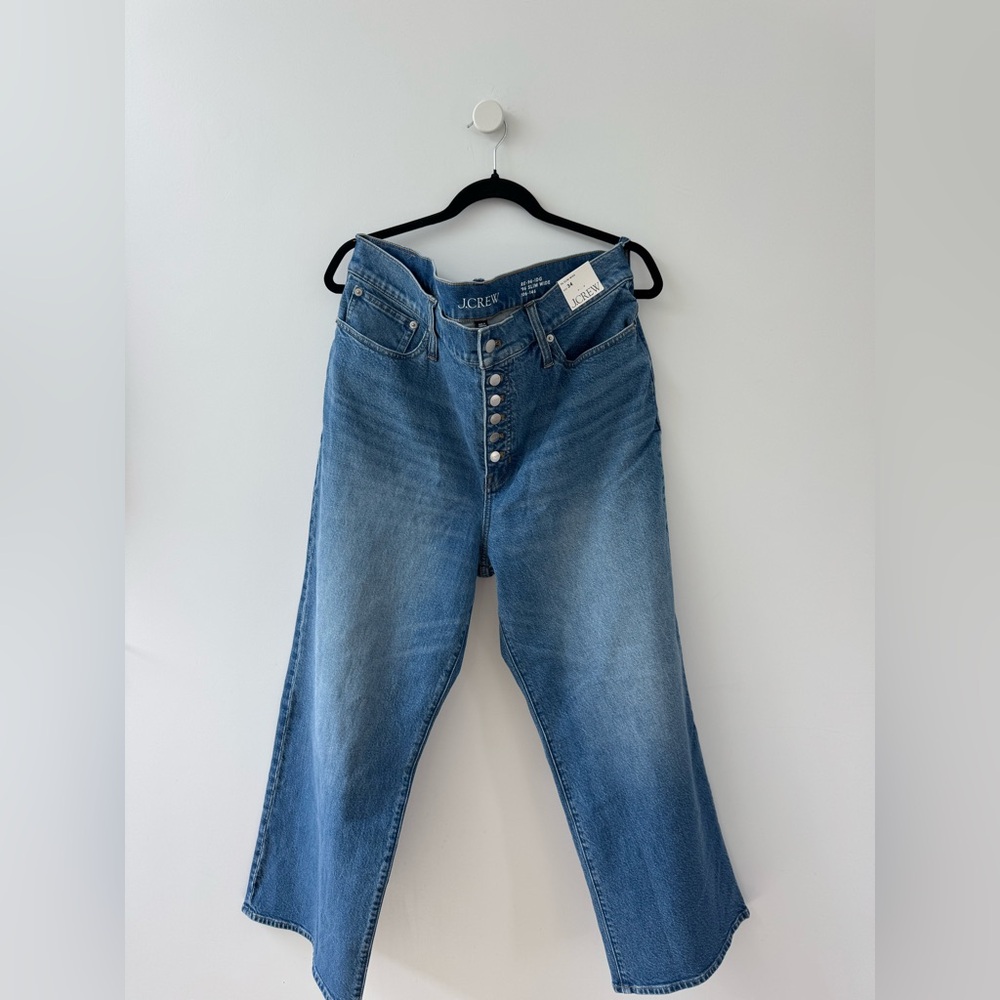 J.Crew Slim-wide jean with button-fly